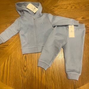 Ralph Lauren Infant Baby Boy Blue Jogger Set (12 months)